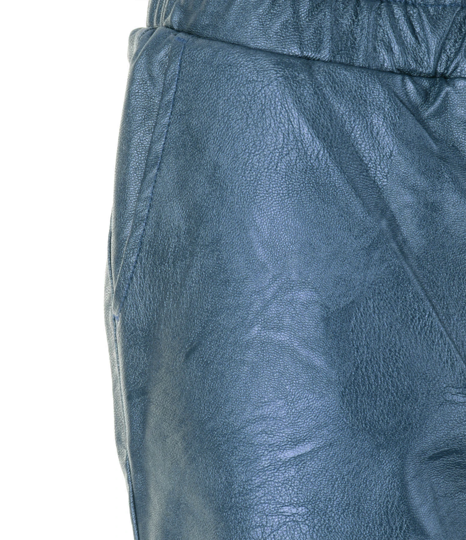 MAEVY MOUVEMENT LIBRE Pantalon Cuir Vegan Océan 4 MAEVY MOUVEMENT LIBRE Pantalon Cuir Vegan Océan – Image 2