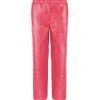 MAEVY MOUVEMENT LIBRE Pantalon Pantavegan Cuir Vegan Fraise 1 MAEVY MOUVEMENT LIBRE Pantalon Pantavegan Cuir Vegan Fraise -ANINE BING Boutique 003 fraise
