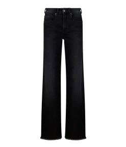 JEANNE VOULAND Jean Jilly Straight Denim Stone Noir