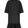 MSGM Robe Coton Noir -ANINE BING Boutique 017 noir 1