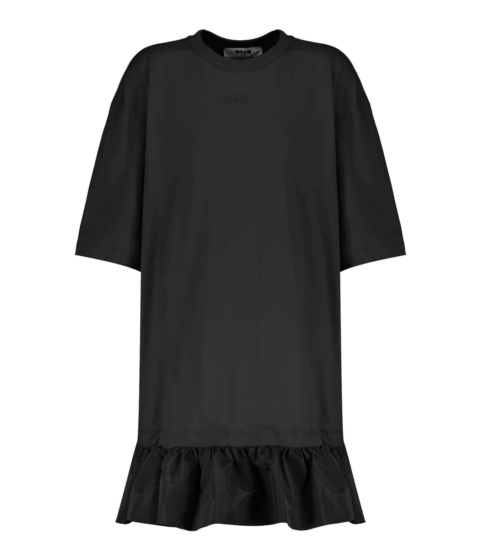 MSGM Robe Coton Noir 3 MSGM Robe Coton Noir
