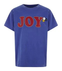 NEWTONE Tee-shirt Trucker Joy Coton Flo Bleu