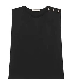 Vanessa Bruno Tee-shirt Amandine Coton Noir