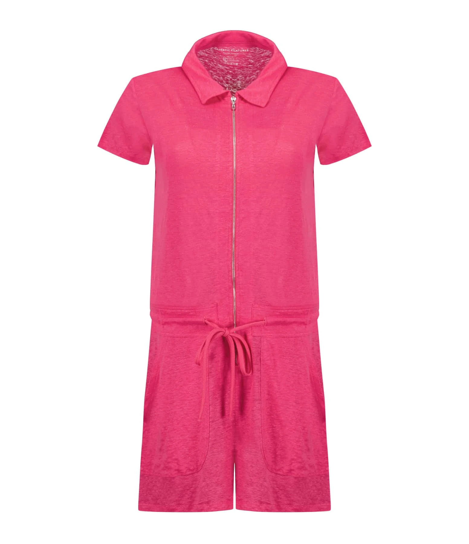 MAJESTIC FILATURES Combinaison Short Lin Flamingo 3 MAJESTIC FILATURES Combinaison Short Lin Flamingo