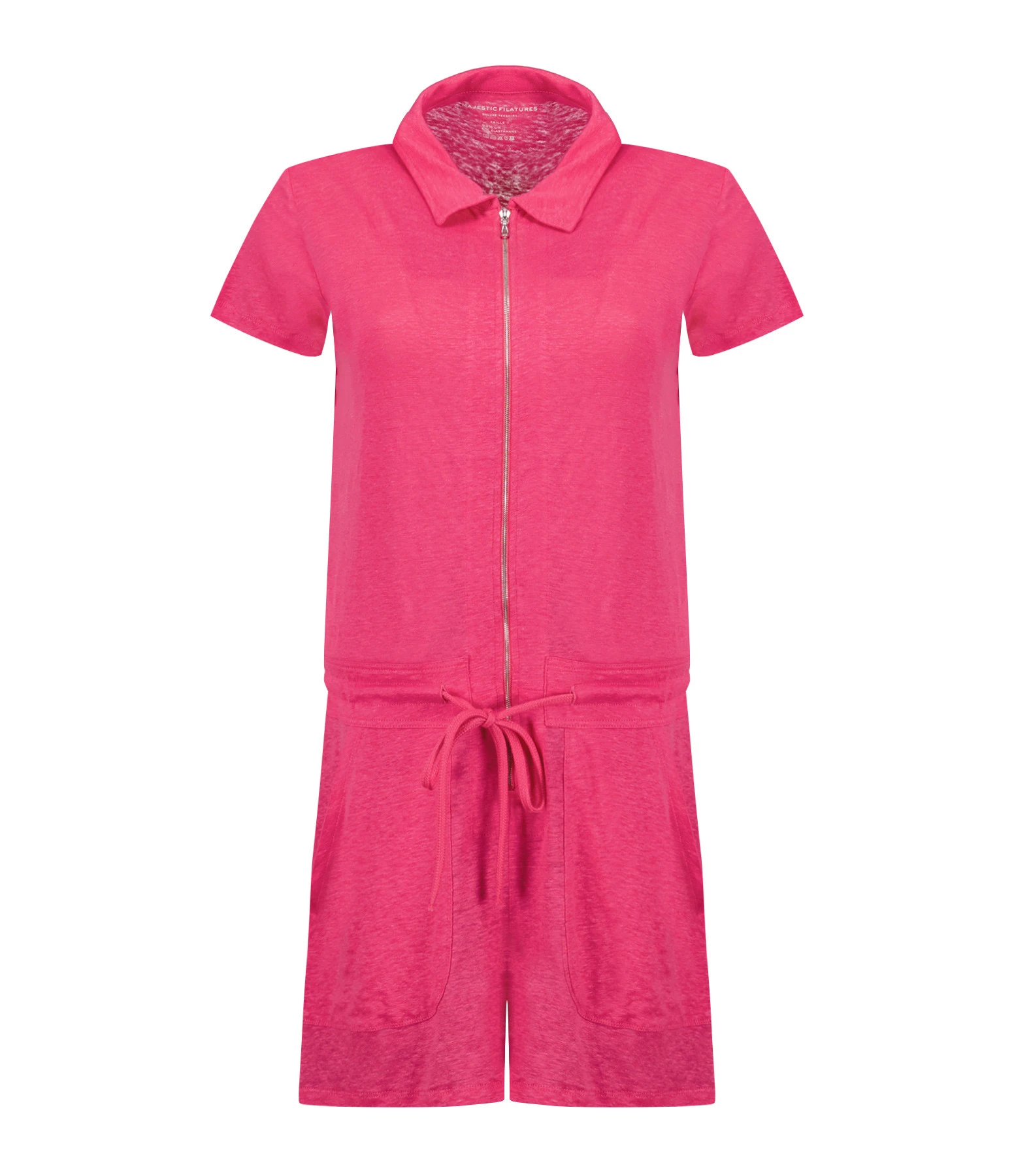 MAJESTIC FILATURES Combinaison Short Lin Flamingo 3 MAJESTIC FILATURES Combinaison Short Lin Flamingo
