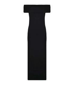 JEANNE VOULAND Robe Joha Col Bardot Noir