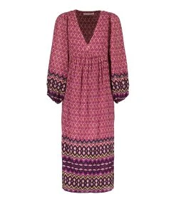 Vanessa Bruno Robe Longue Voguia Multicolore