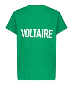 Zadig & Voltaire Tee-shirt Zoe ZV Coton Vert Garden -ANINE BING Boutique 037 5222223214018 1