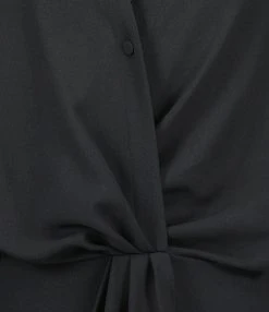 ESSENTIEL ANTWERP Robe Mini Dorsey Coton Noir