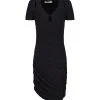 IRO Robe Lyna Lurex Noir