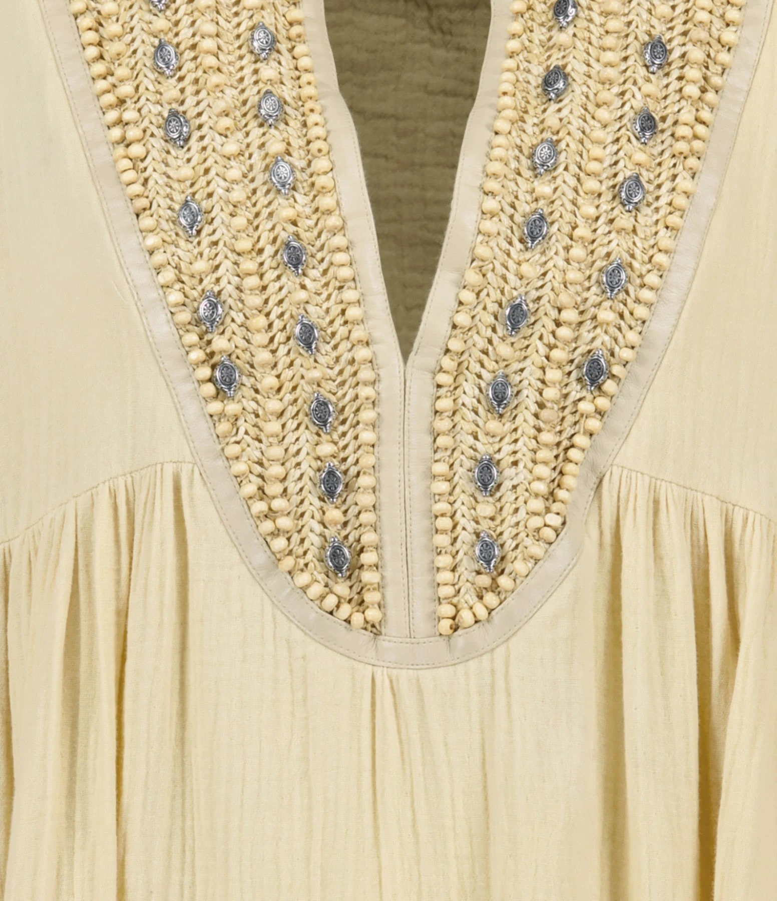 Mes Demoiselles Robe Noma Coton Naturel 4 Mes Demoiselles Robe Noma Coton Naturel – Image 2