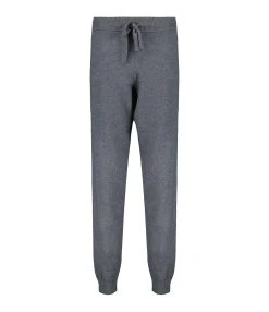 MAJESTIC FILATURES Pantalon Coton Organique Anthracité Chiné