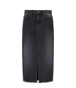 JEANNE VOULAND Jupe Calla Mid Denim Stone Noir