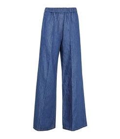 FORTE_FORTE Pantalon Coton Denim Indigo