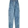 MARANT ÉTOILE Pantalon Viamao Coton Bleu -ANINE BING Boutique 13910814xn 22 a