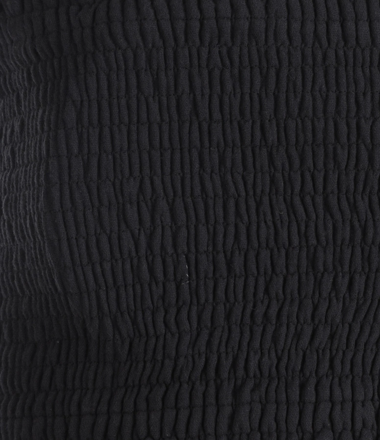 JEANNE VOULAND Top Hyna Bandeau Gaze De Coton Noir 4 JEANNE VOULAND Top Hyna Bandeau Gaze De Coton Noir – Image 2