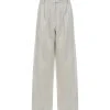 MAISON STANDARDS Pantalon Palazzo Amal Lin Écru -ANINE BING Boutique 1922 5222223101028 2