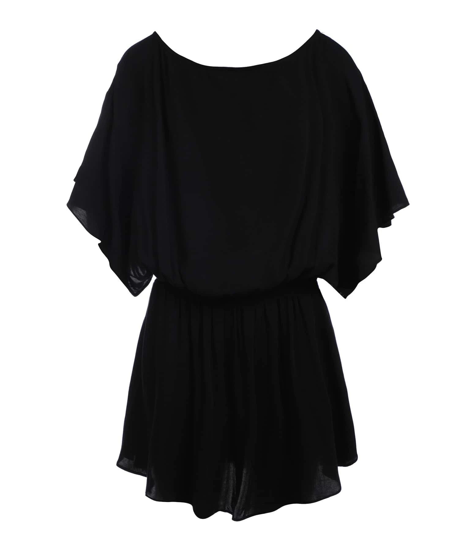 JEANNE VOULAND Robe Daho Smock Noir 3 JEANNE VOULAND Robe Daho Smock Noir