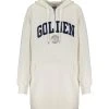 Golden Goose Robe Hoodie Journey Coton Blanc