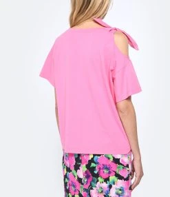 Tara Jarmon Tee-shirt Tarabow Coton Rose 12 Tara Jarmon Tee-shirt Tarabow Coton Rose -ANINE BING Boutique 290 230222pm