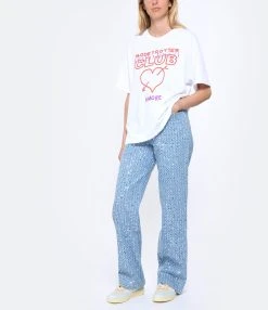 Modetrotter Tee-shirt Neo Soorts Seri Coton Blanc -ANINE BING Boutique 302 230222pm 1