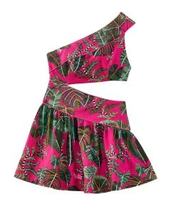 Farm Rio Mini Robe Imprimé Rose