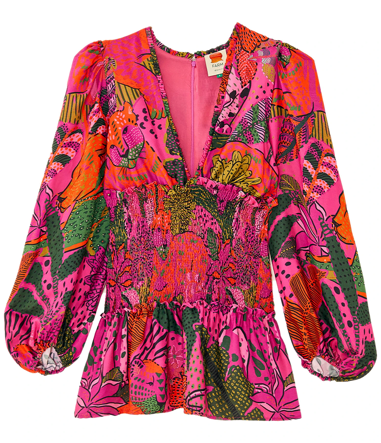 Farm Rio Mini Robe Imprimé Rose 3 Farm Rio Mini Robe Imprimé Rose