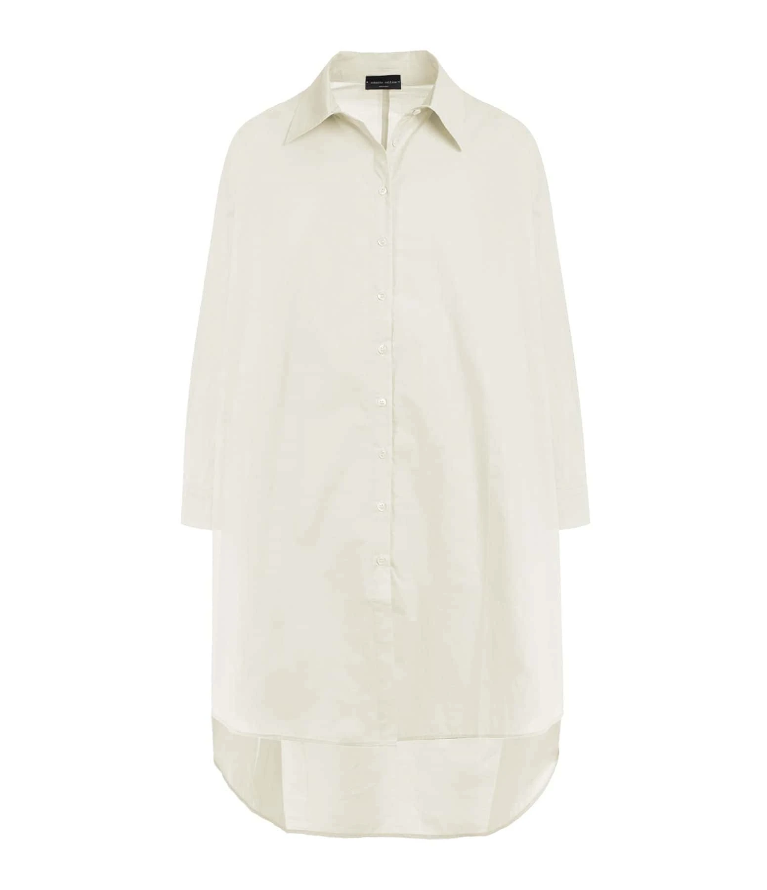 ROBERTO COLLINA Robe Chemise Coton Beige 3 ROBERTO COLLINA Robe Chemise Coton Beige