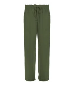 XIRENA Pantalon Talin Soie Vert Olive