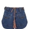 Zimmermann Short Tiggy Denim Bleu -ANINE BING Boutique 54.5093atig.brbl