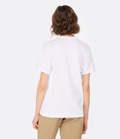 MARANT ÉTOILE Tee-shirt Zewel Coton Blanc -ANINE BING Boutique 608 5