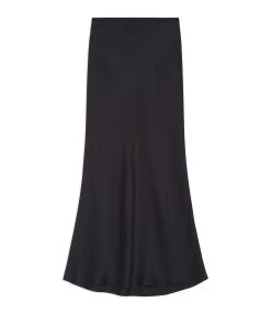 ANINE BING Jupe Bar Soie Noir