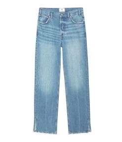 ANINE BING Jean Roy Coton Organique Bleu