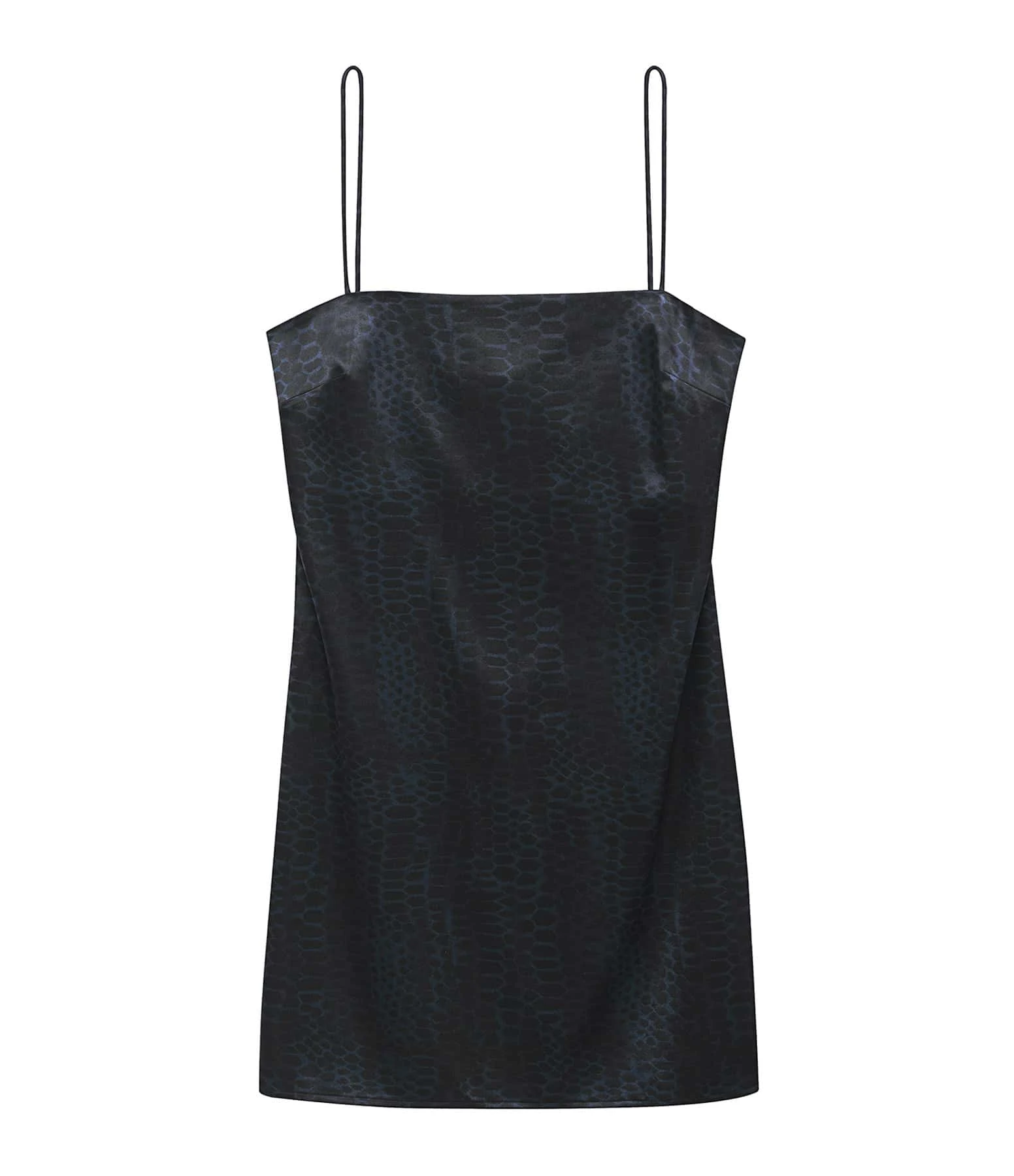 ANINE BING Robe Valentine Soie Imprimé Python Noir 3 ANINE BING Robe Valentine Soie Imprimé Python Noir