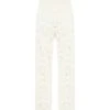 LOULOU STUDIO Pantalon Crochet Alma Coton Ivoire 2 LOULOU STUDIO Pantalon Crochet Alma Coton Ivoire -ANINE BING Boutique alma ivory