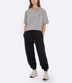 AMI Paris Jogging Unisexe Ami De Cœur Coton Biologique Noir 13 AMI Paris Jogging Unisexe Ami De Cœur Coton Biologique Noir -ANINE BING Boutique amipa look20220706 347