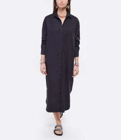 ANDREA LEV Robe Chemise Sienna Noir 8 ANDREA LEV Robe Chemise Sienna Noir -ANINE BING Boutique andre look20220118 371 1