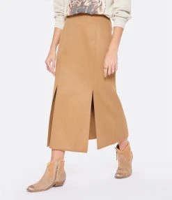 ANINE BING Jupe Lyn Laine Camel 12 ANINE BING Jupe Lyn Laine Camel -ANINE BING Boutique anine look20221007 319