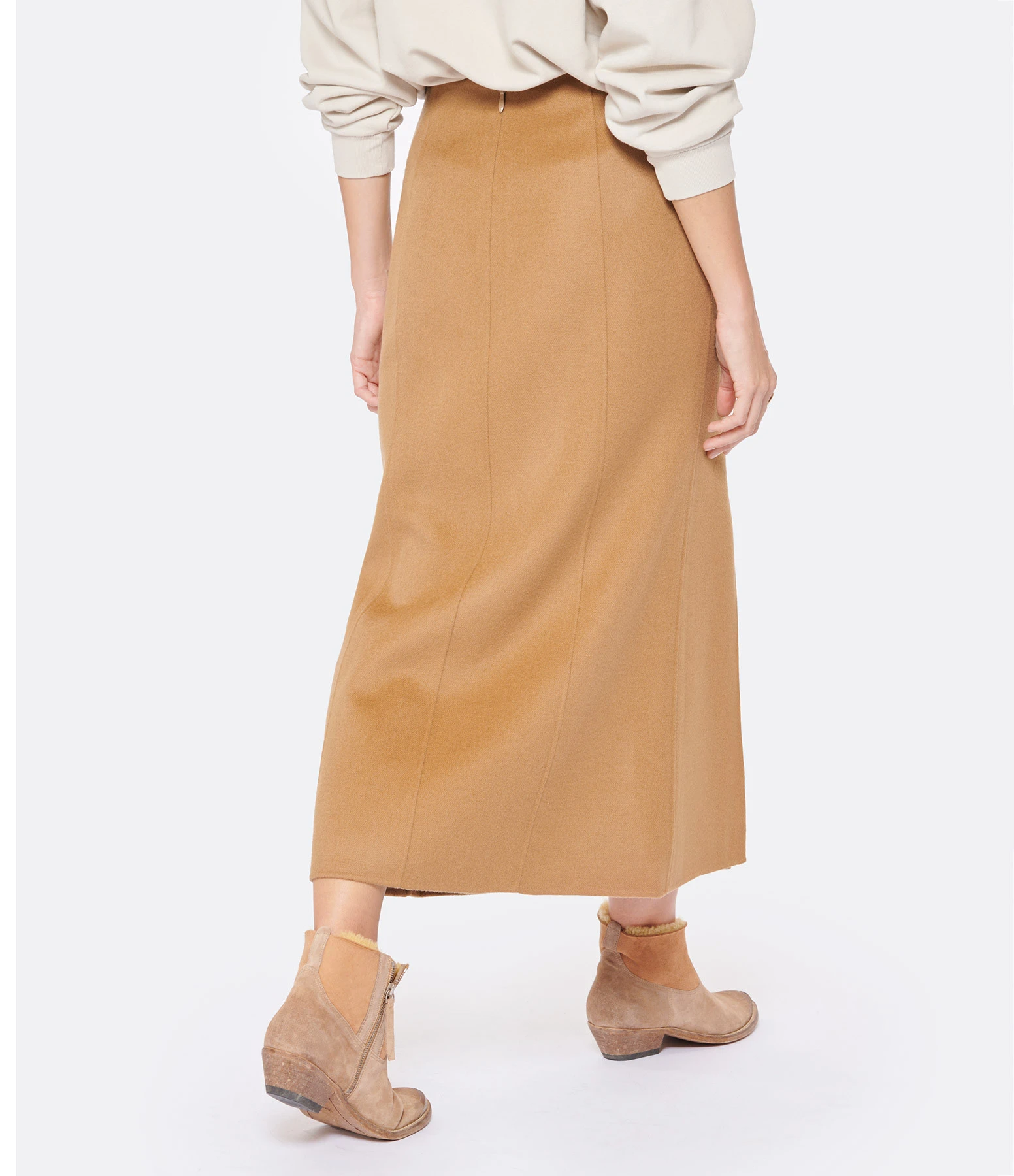 ANINE BING Jupe Lyn Laine Camel 8 ANINE BING Jupe Lyn Laine Camel – Image 6