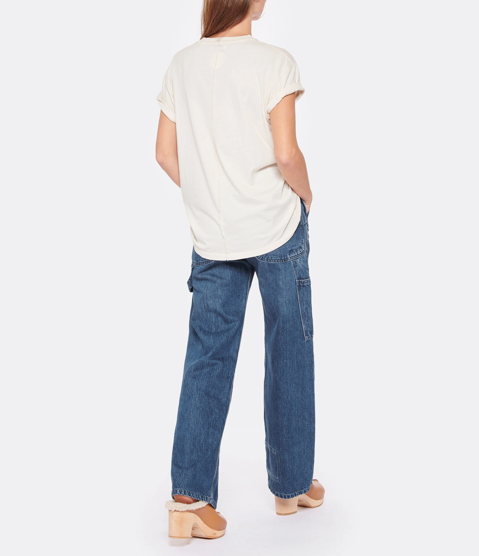 ANINE BING Tee-shirt Vintage Coton Blanc 7 ANINE BING Tee-shirt Vintage Coton Blanc â Image 5