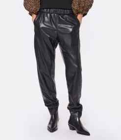 ANINE BING Pantalon Simili Cuir Noir -ANINE BING Boutique anine look20221011 35