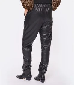 ANINE BING Pantalon Simili Cuir Noir -ANINE BING Boutique anine look20221011 38