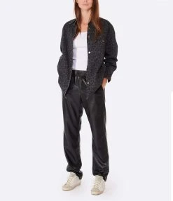 ANINE BING Pantalon Simili Cuir Noir -ANINE BING Boutique anine look20221012 354 1