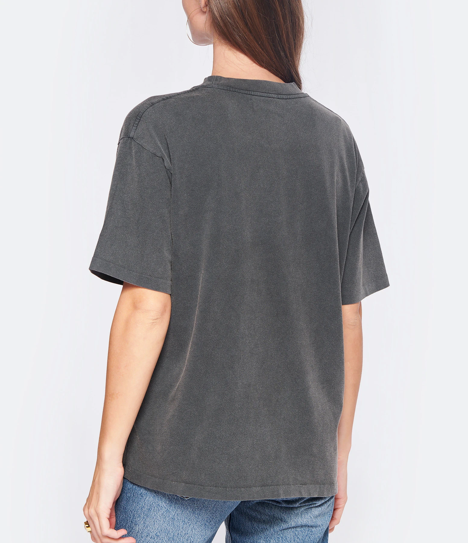 ANINE BING Tee-shirt Tiger Coton Organique Gris Délavé 5 ANINE BING Tee-shirt Tiger Coton Organique Gris Délavé – Image 3