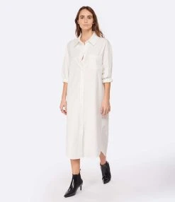ANINE BING Robe Mika Coton Blanc 6 ANINE BING Robe Mika Coton Blanc -ANINE BING Boutique anine look20221130 134