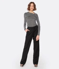 ANINE BING Pantalon Classic Laine Noir -ANINE BING Boutique anine look20221205 751