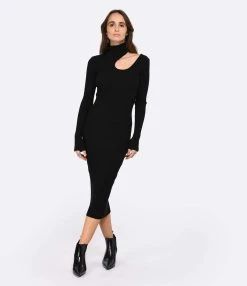 ANINE BING Robe Victoria Coton Noir -ANINE BING Boutique anine look20221206 515