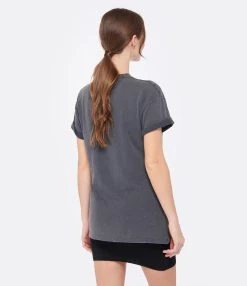 ANINE BING Tee-shirt Vintage Bing Coton Gris Délavé -ANINE BING Boutique anine look20221221 192
