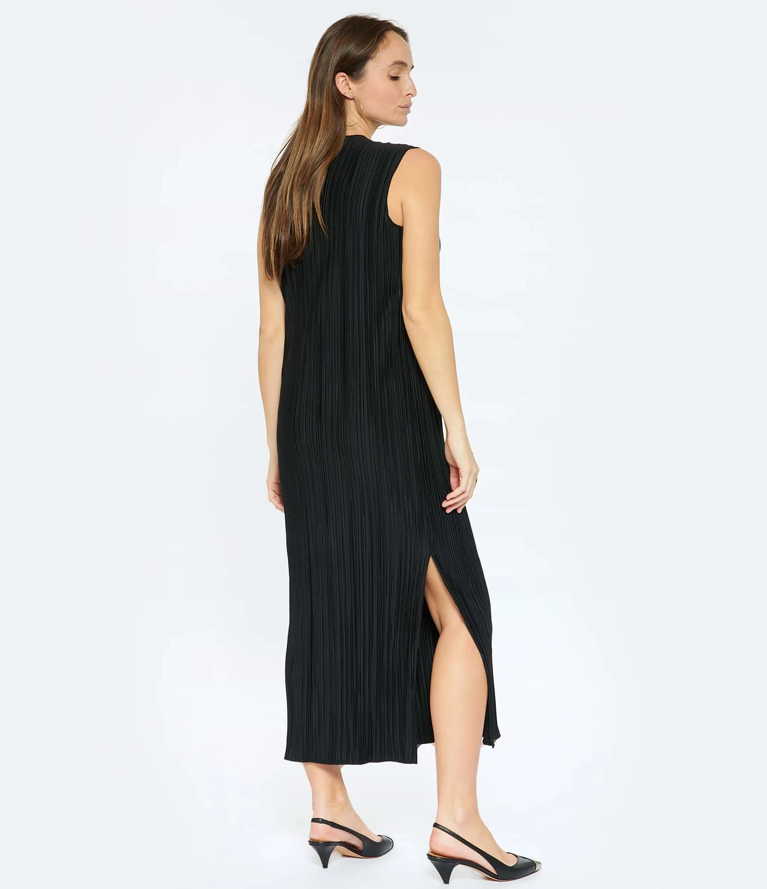 ANINE BING Robe Longue Melanie Noir 6 ANINE BING Robe Longue Melanie Noir – Image 4