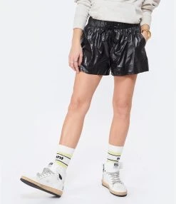 ANINE BING Short Janis Recyclé Noir -ANINE BING Boutique anine look20230126 195